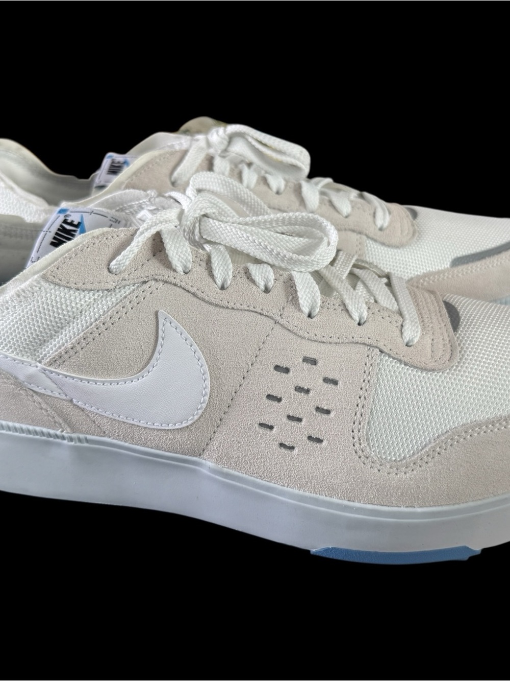 Nike C1TY summit white university blue suede mesh sneakers men’s 13